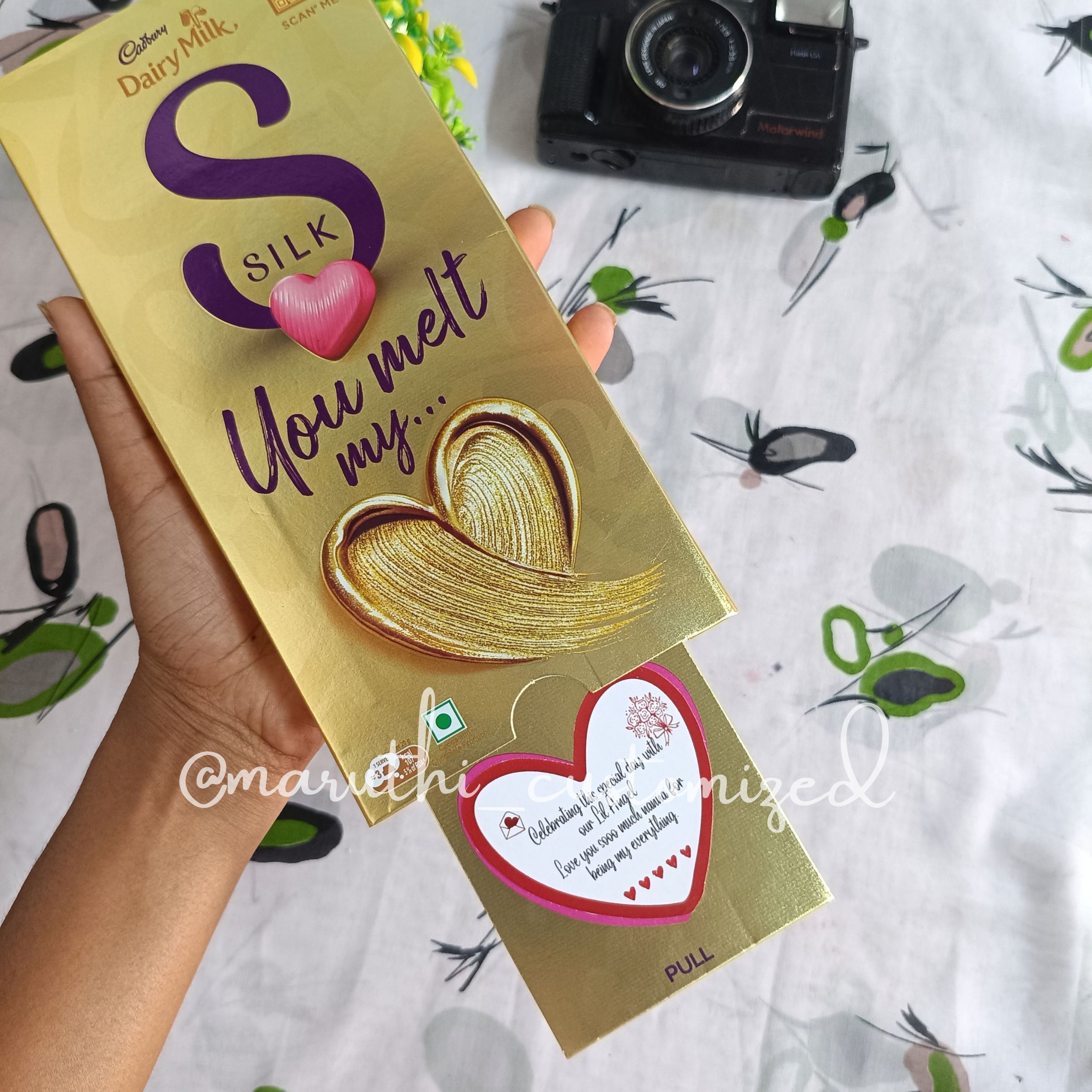 Special personalized Dairy Milk Silk blush 💝 3