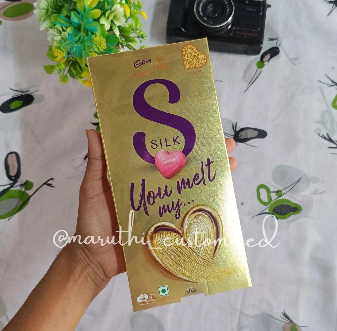 Special personalized Dairy Milk Silk blush 💝 2