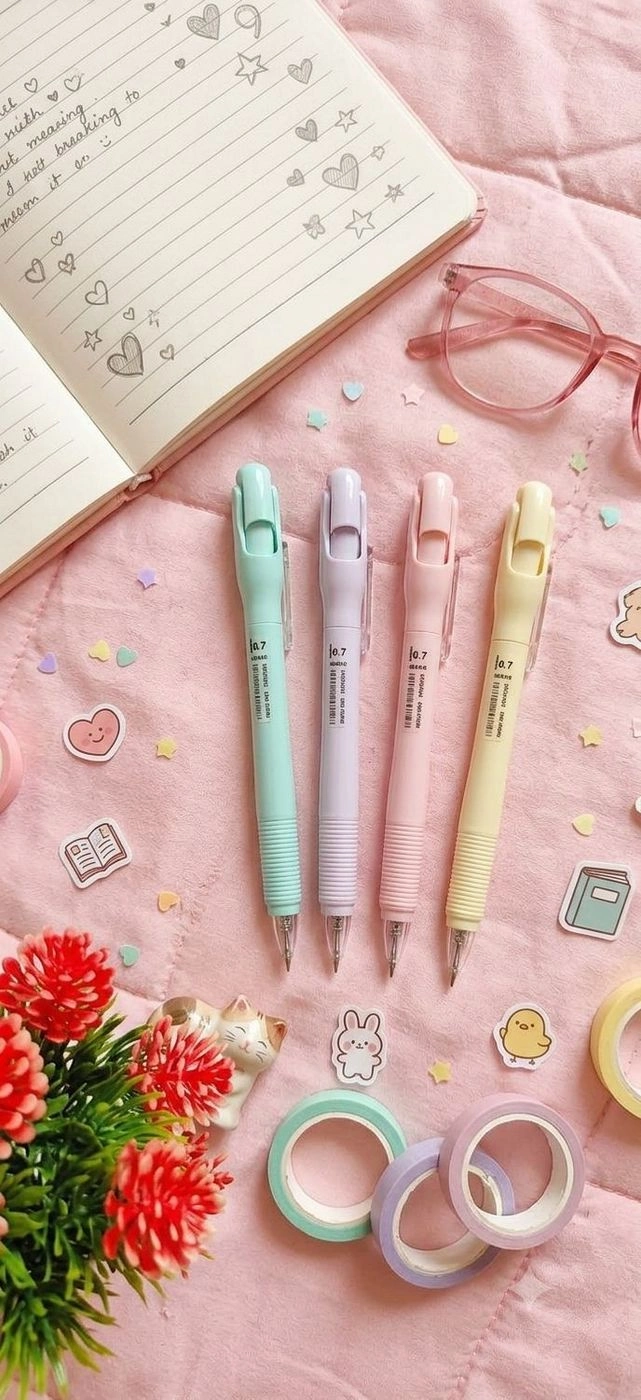 Soft Notes Aesthetic Mechanical Pencils