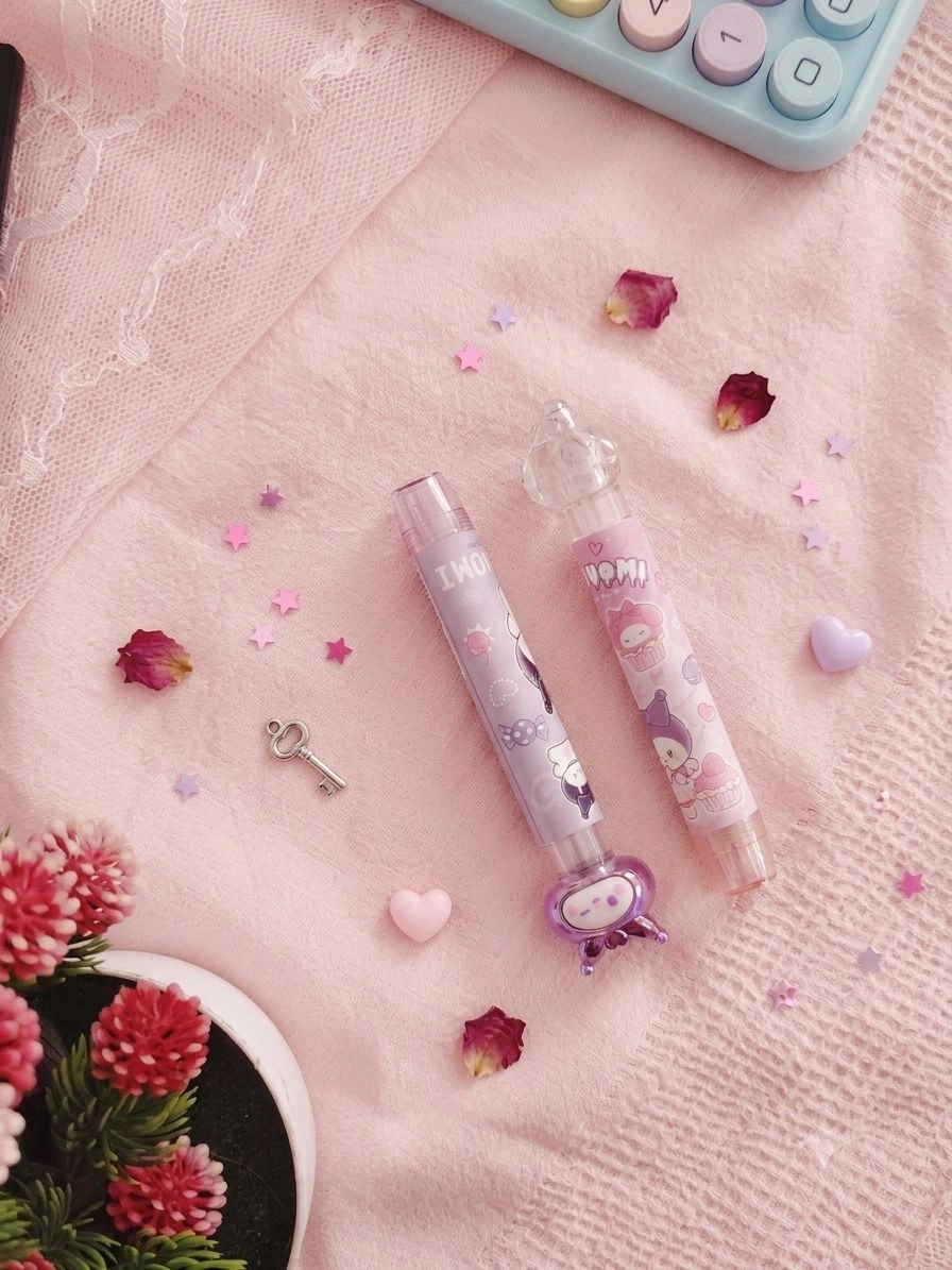 Kuromi Sweet Whispers Retractable Eraser Pen