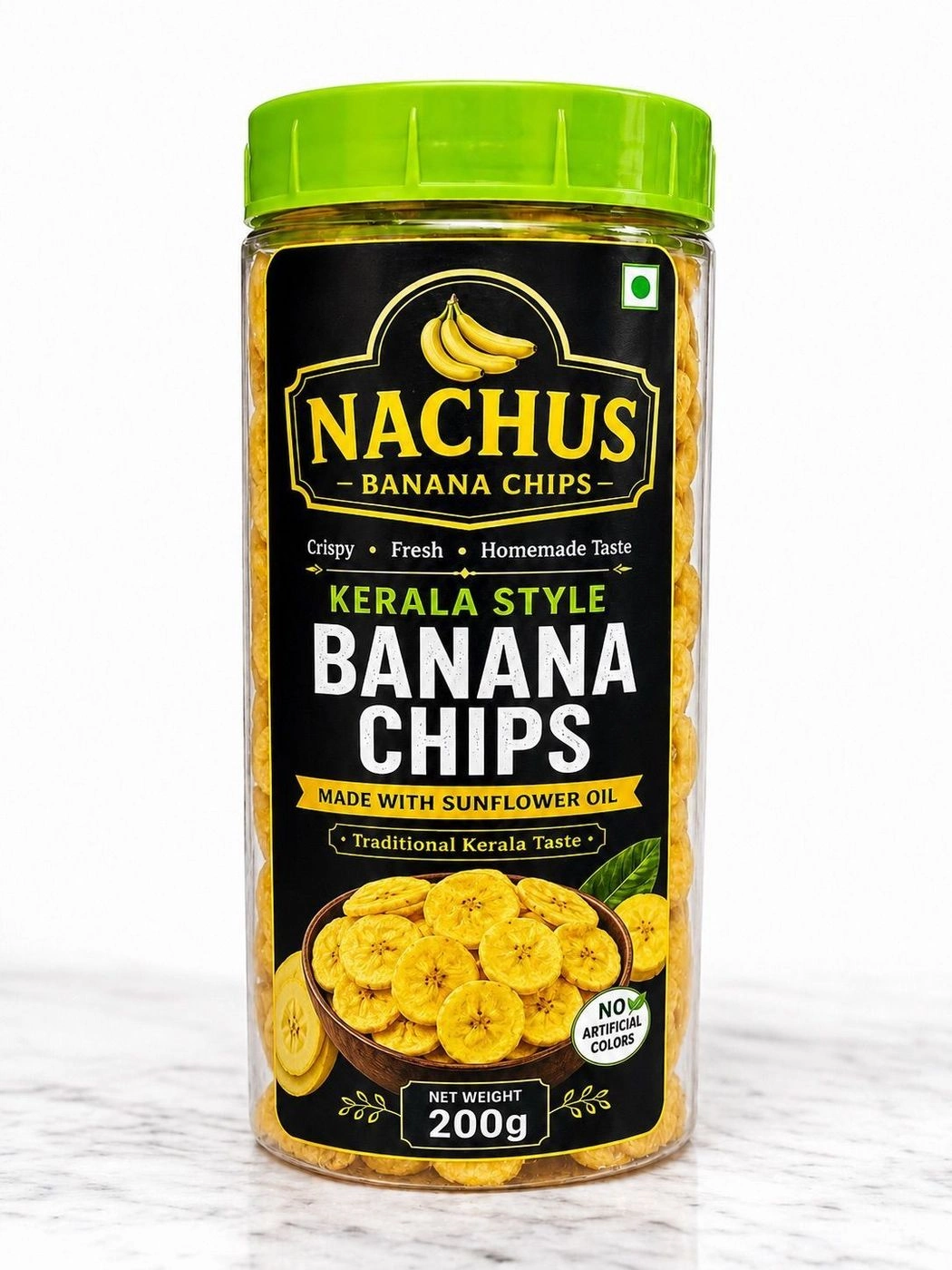 Kerala Traditional Bana chips 200g