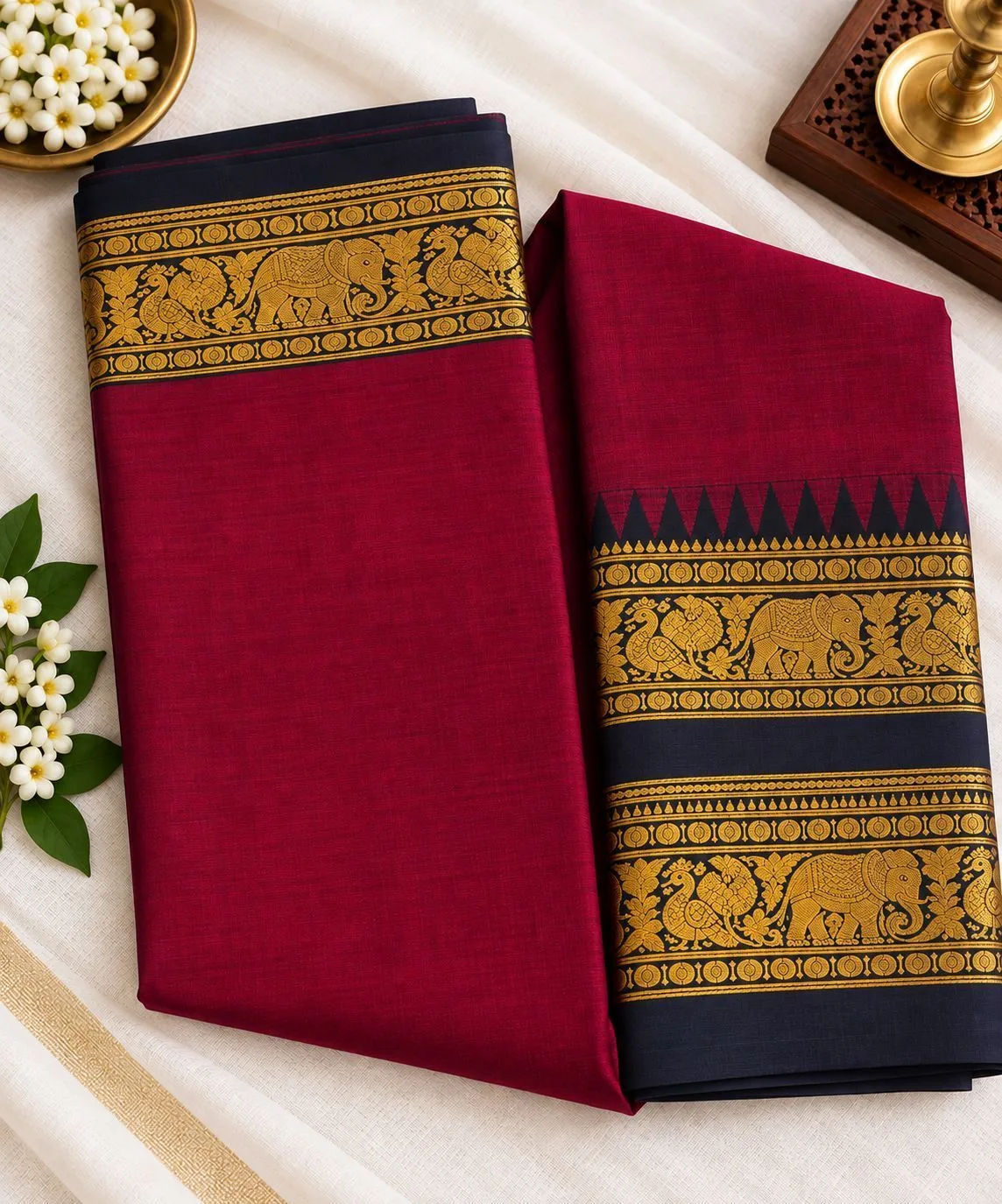 Kanchi Cotton saree