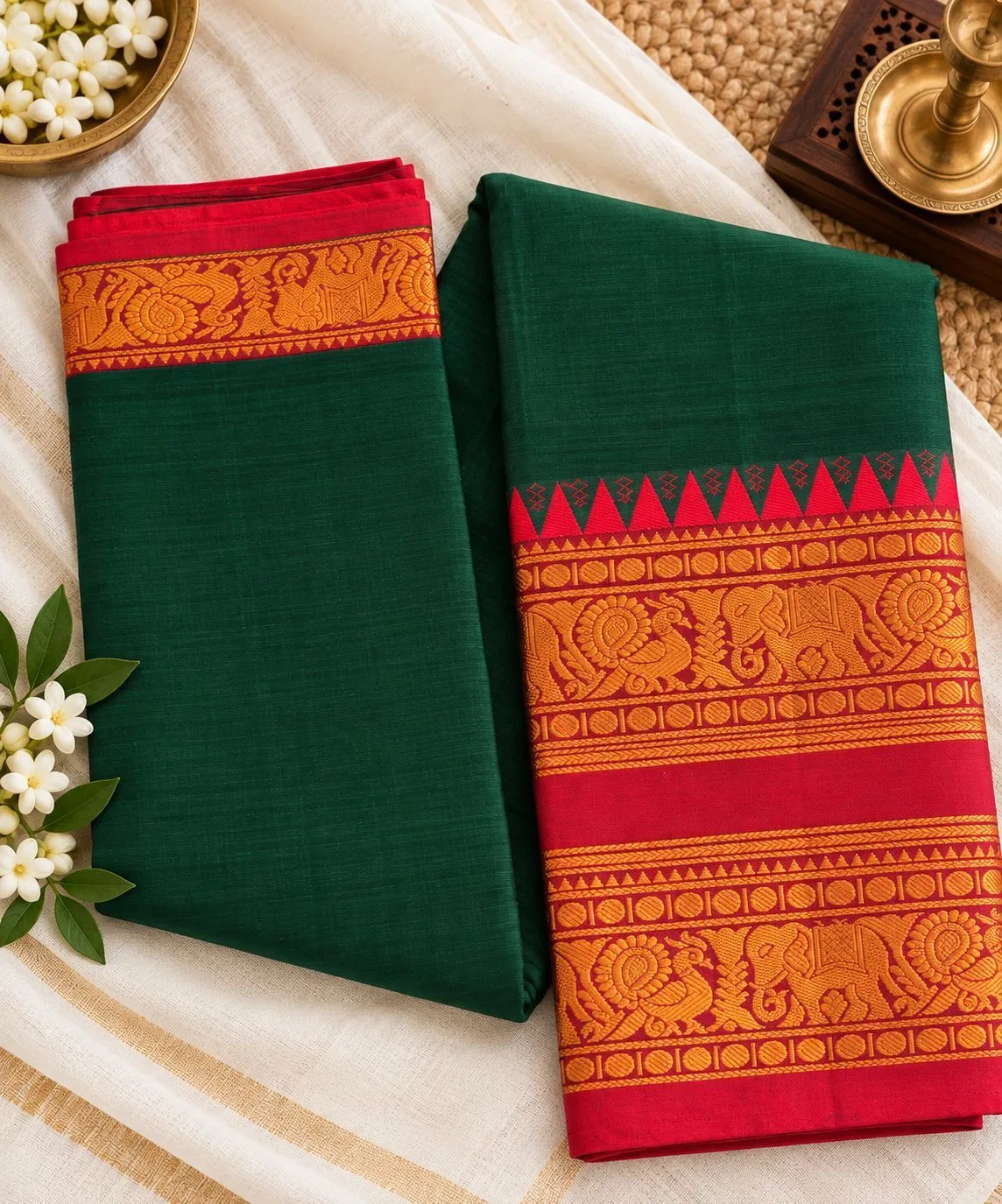 Kanchi Cotton saree 4