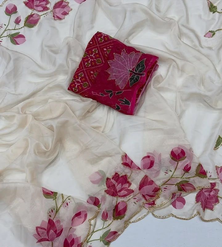 Lotus saree 1