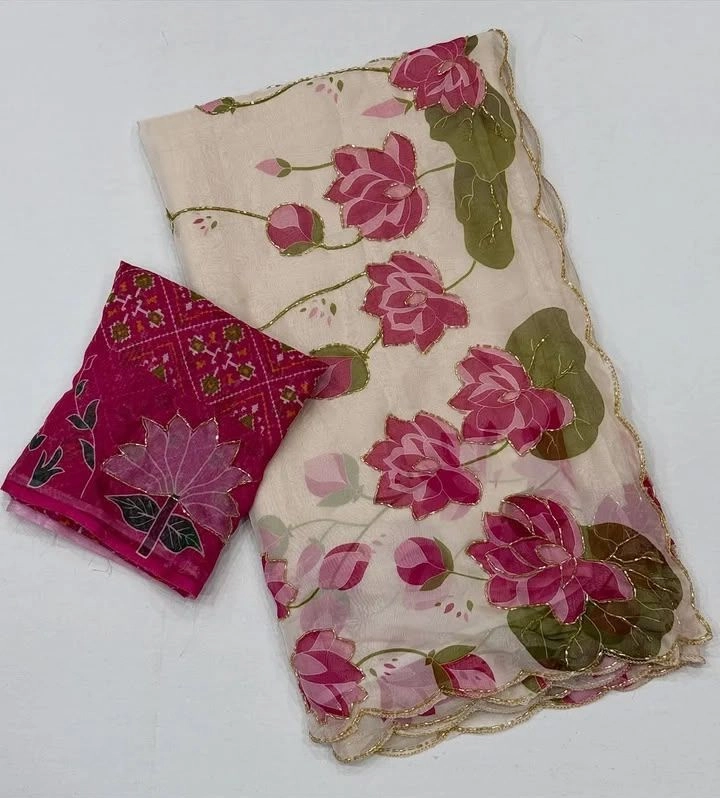 Lotus saree 3