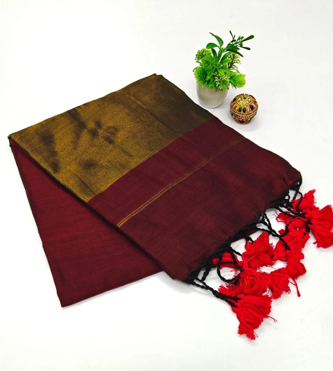 Khadi cotton... Nayantara inspired saree