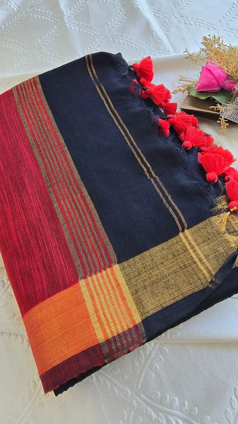 Mulcotton saree