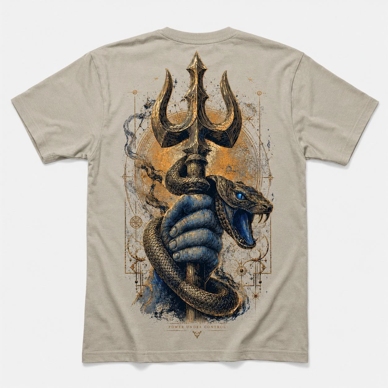 Power Under Control Oversized Graphic T-Shirt