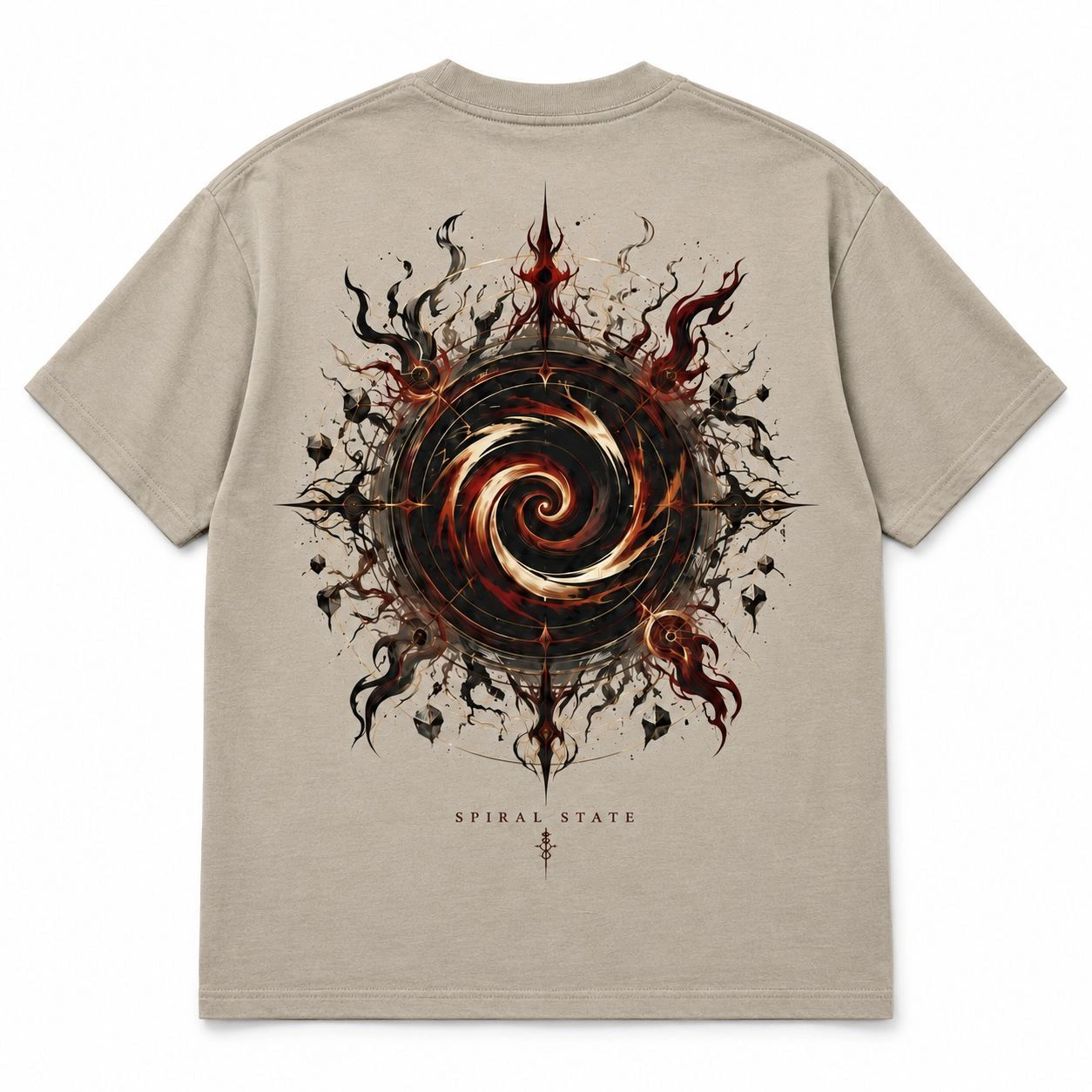 Spiral State – Oversized Graphic T-Shirt