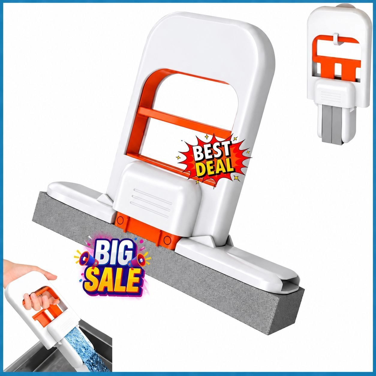 Portable Cleaning Sponge Mop
