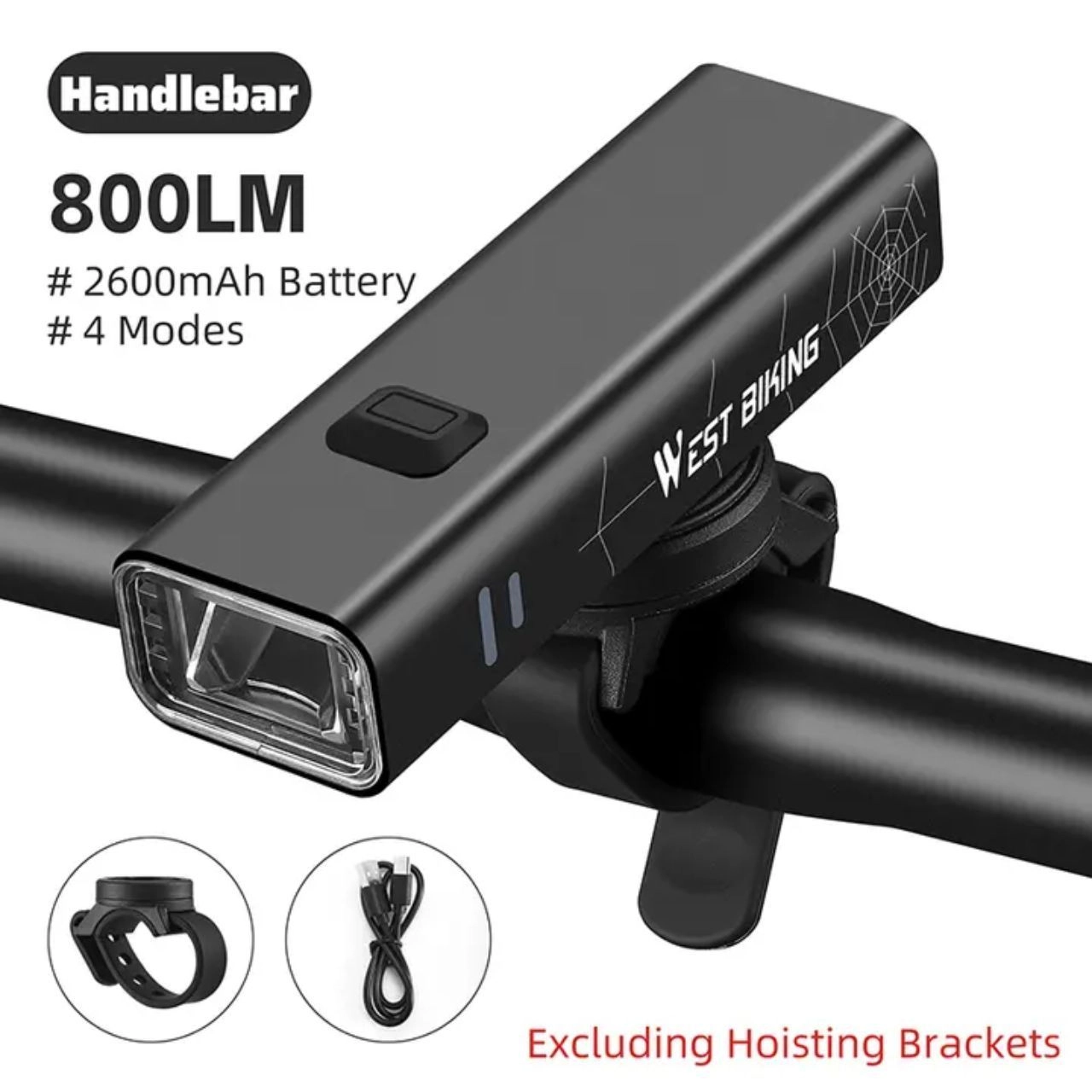 Westbike 800L bicycle front light