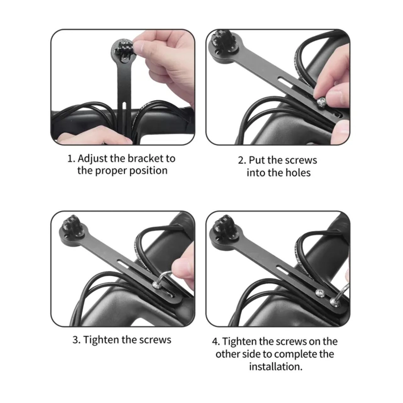 Cyclami Carbon fibre extension mount for Garmin with gopro holder 6