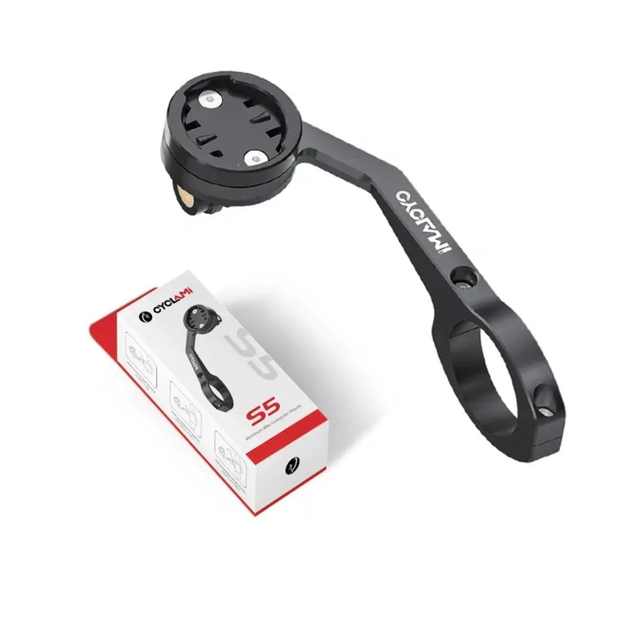 Cyclami S5 Aluminium alloy bicycle computer extension mount with gopro holder 1