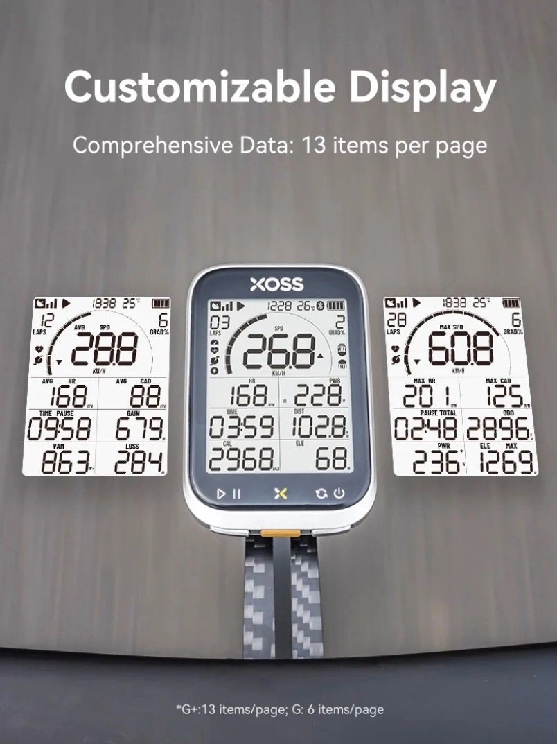 Xoss G3+ gps bike computer 3
