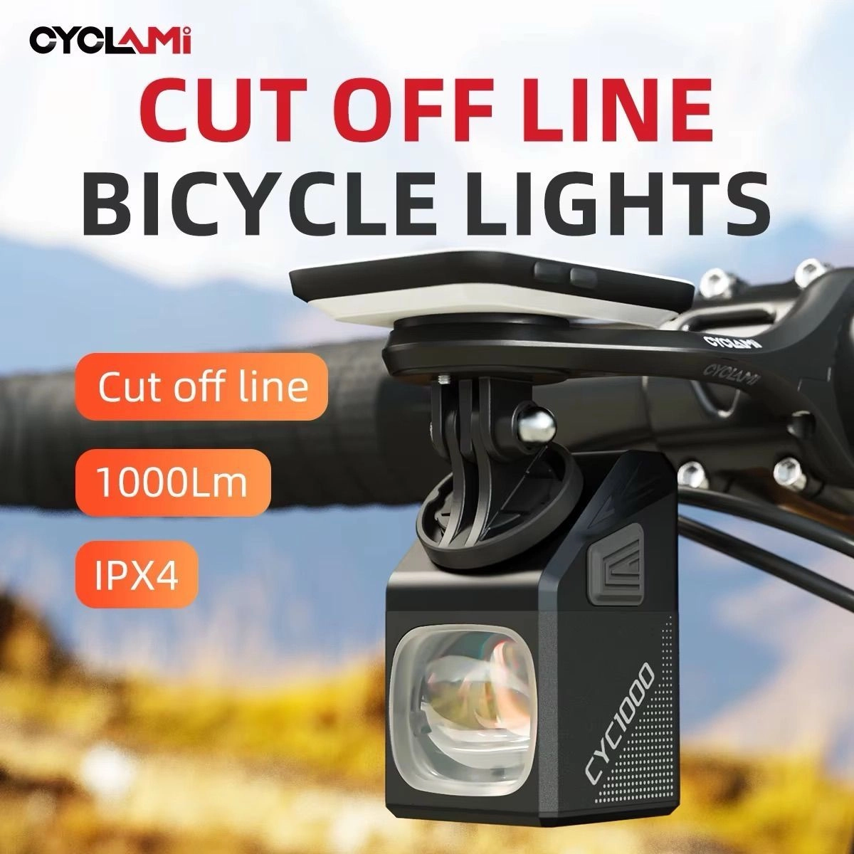 Cyclami CYC1000 pro 1000 lumen head light 3