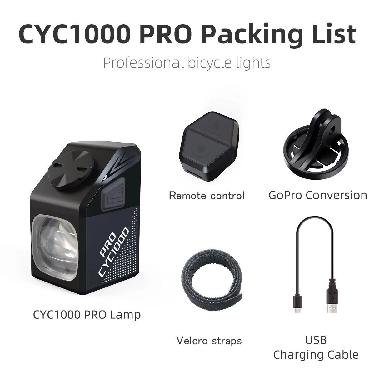 Cyclami CYC1000 pro 1000 lumen head light 7
