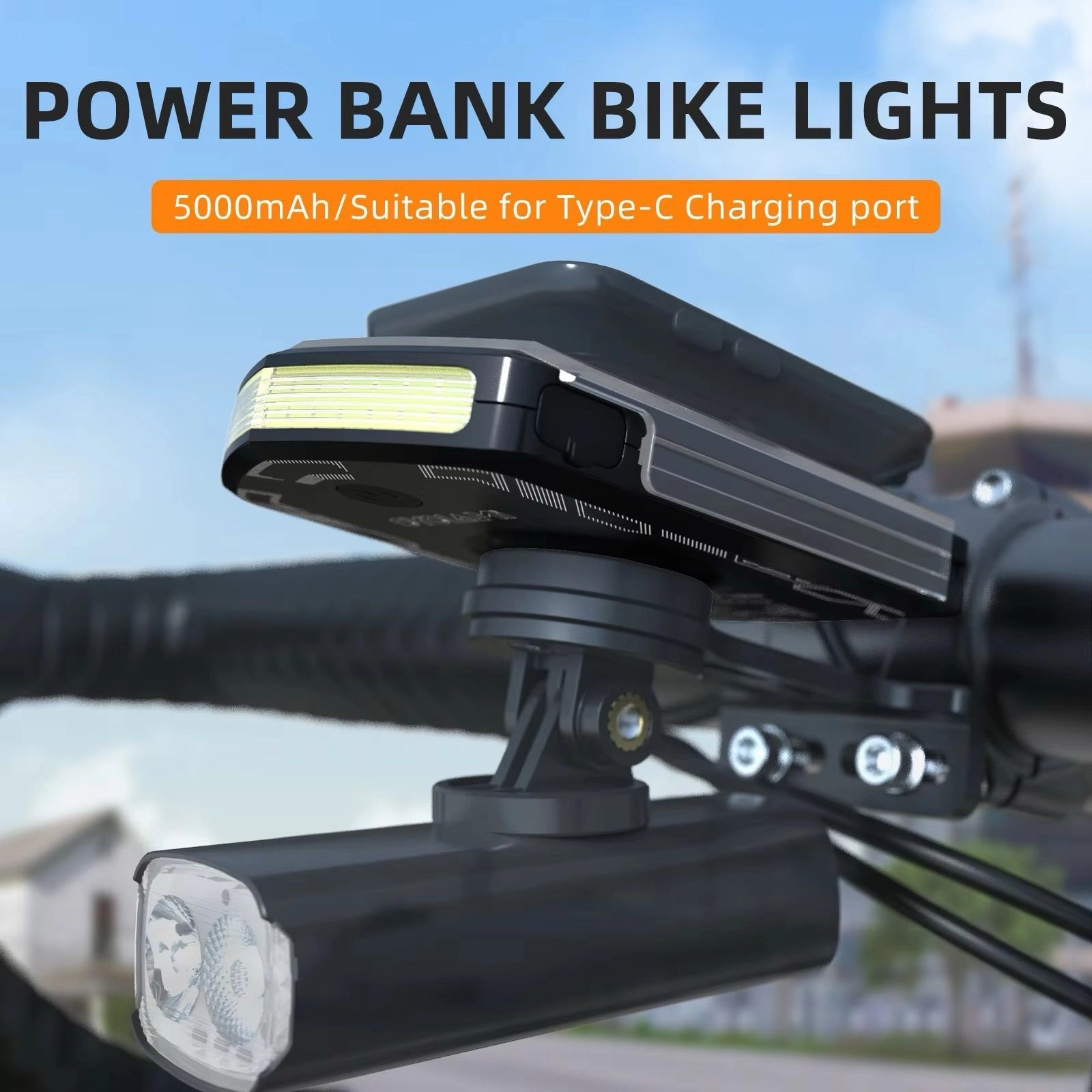 Cyclami RVL01 front light + powerbank 3