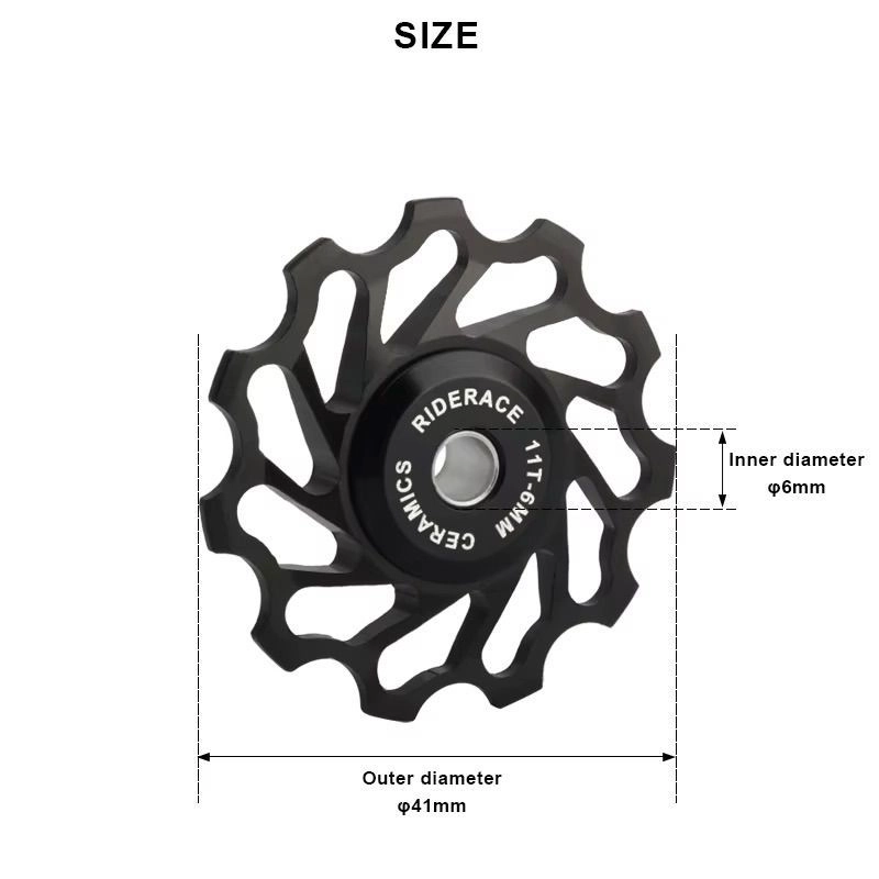 RIDERACE 11T Ceramic Pulley wheel 2