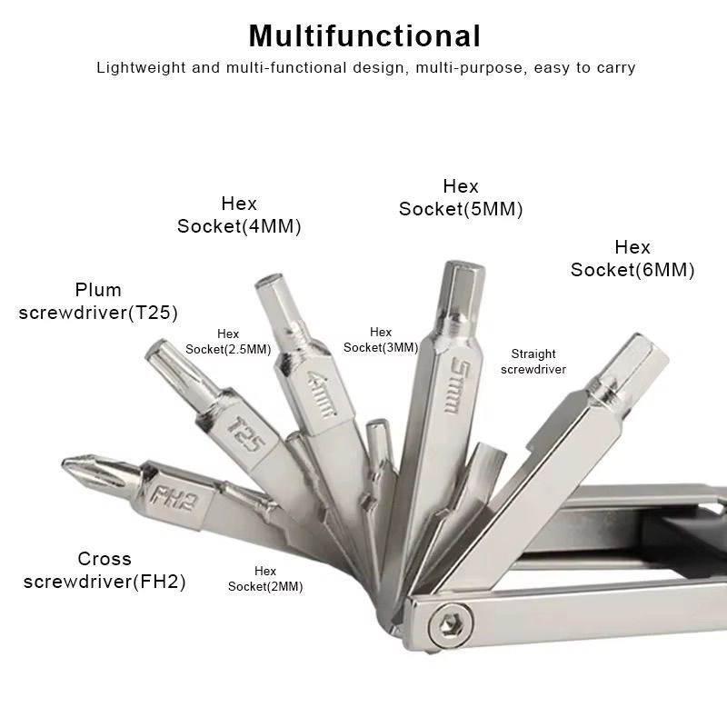 Riderace Bicycle multifunction tool 4