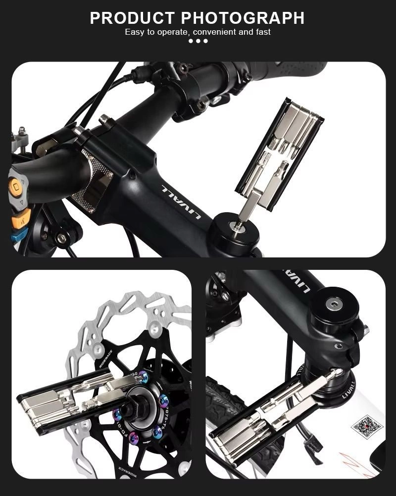 Riderace 8 in 1 function bike tool 5
