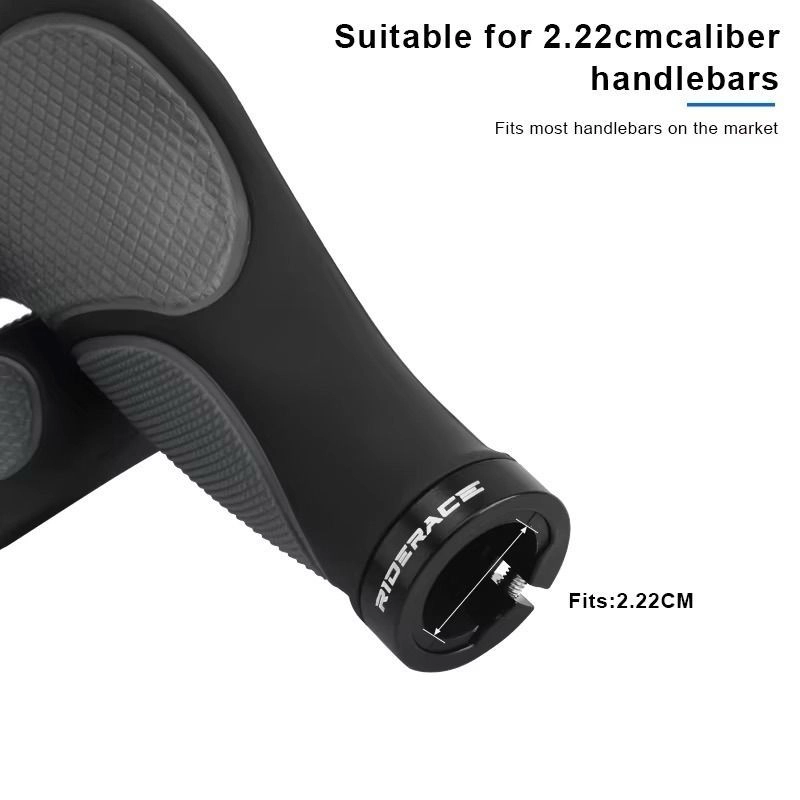 Riderace rubber MTB/Hubrid bike grips 4