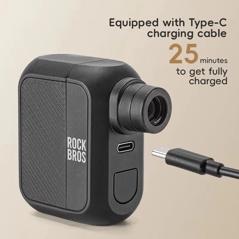 Rockbros mini portable electric air pump 5