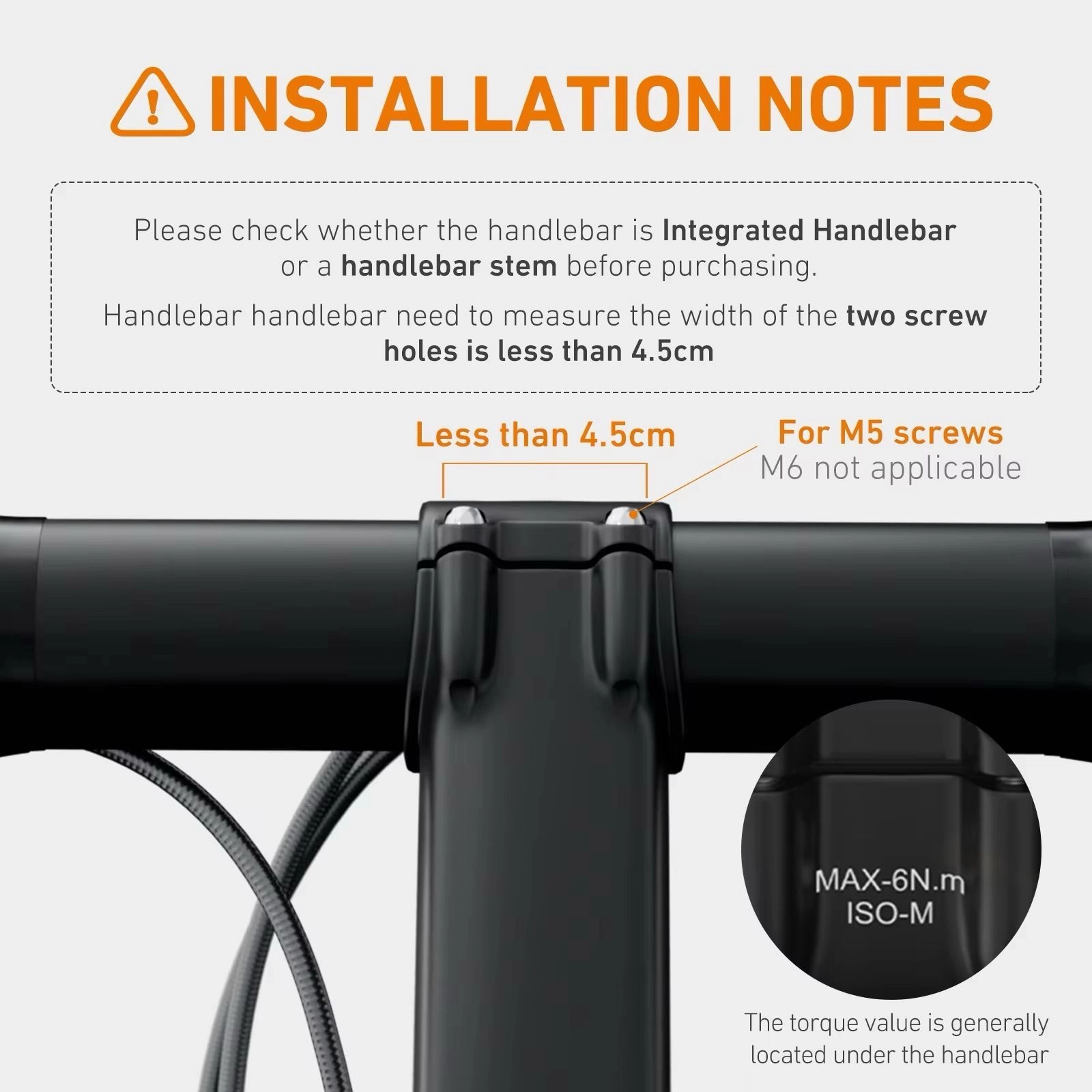 Cyclami aluminium alloy insta 360 stem mount 6