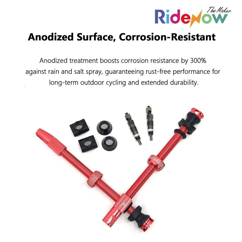 Ridenow tubeless valve set (45mm) 6