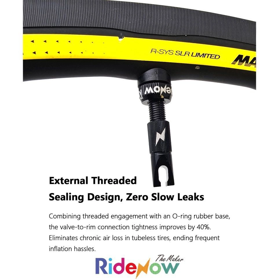 Ridenow tubeless valve set (45mm) 10