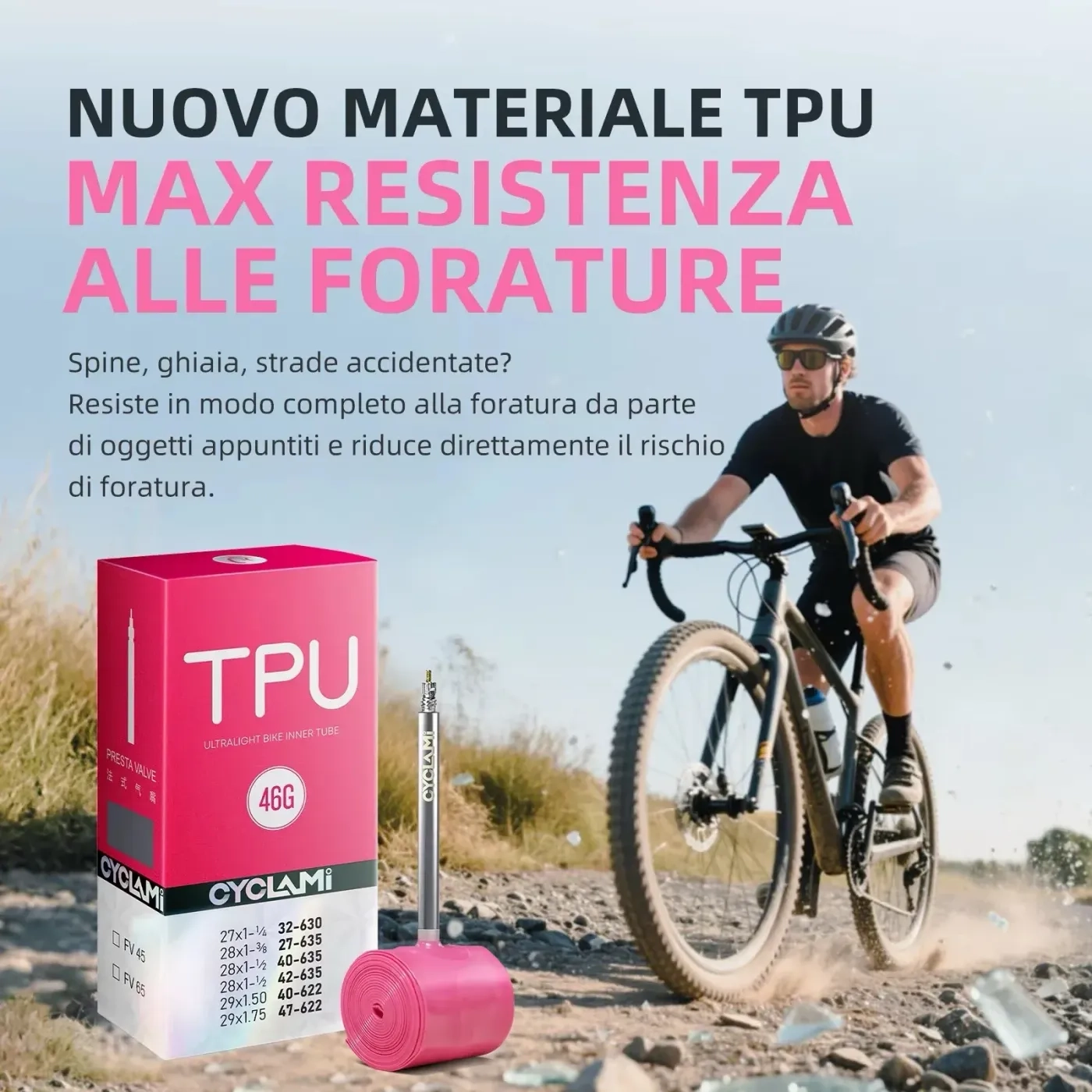 CYCLAMI Gravel Bike TPU Tube 3