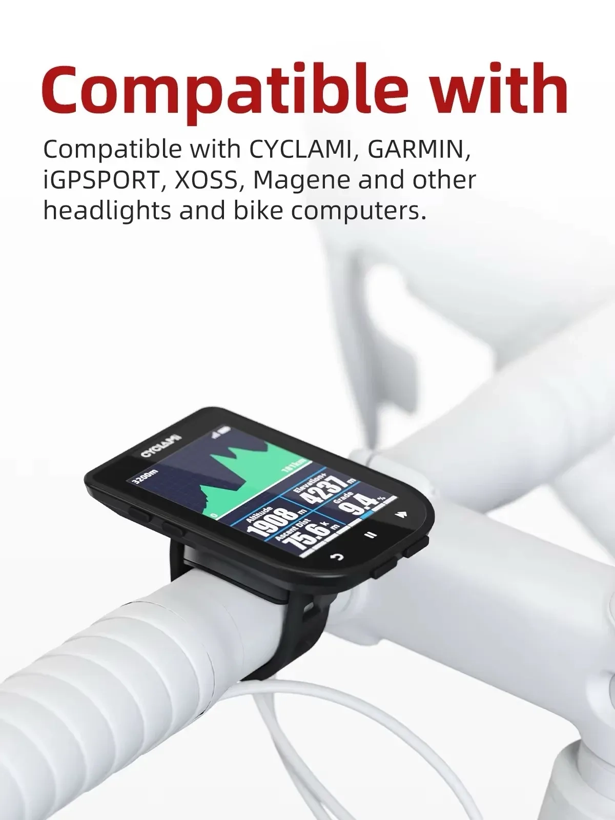 Adjustable garmin cycle mount 5