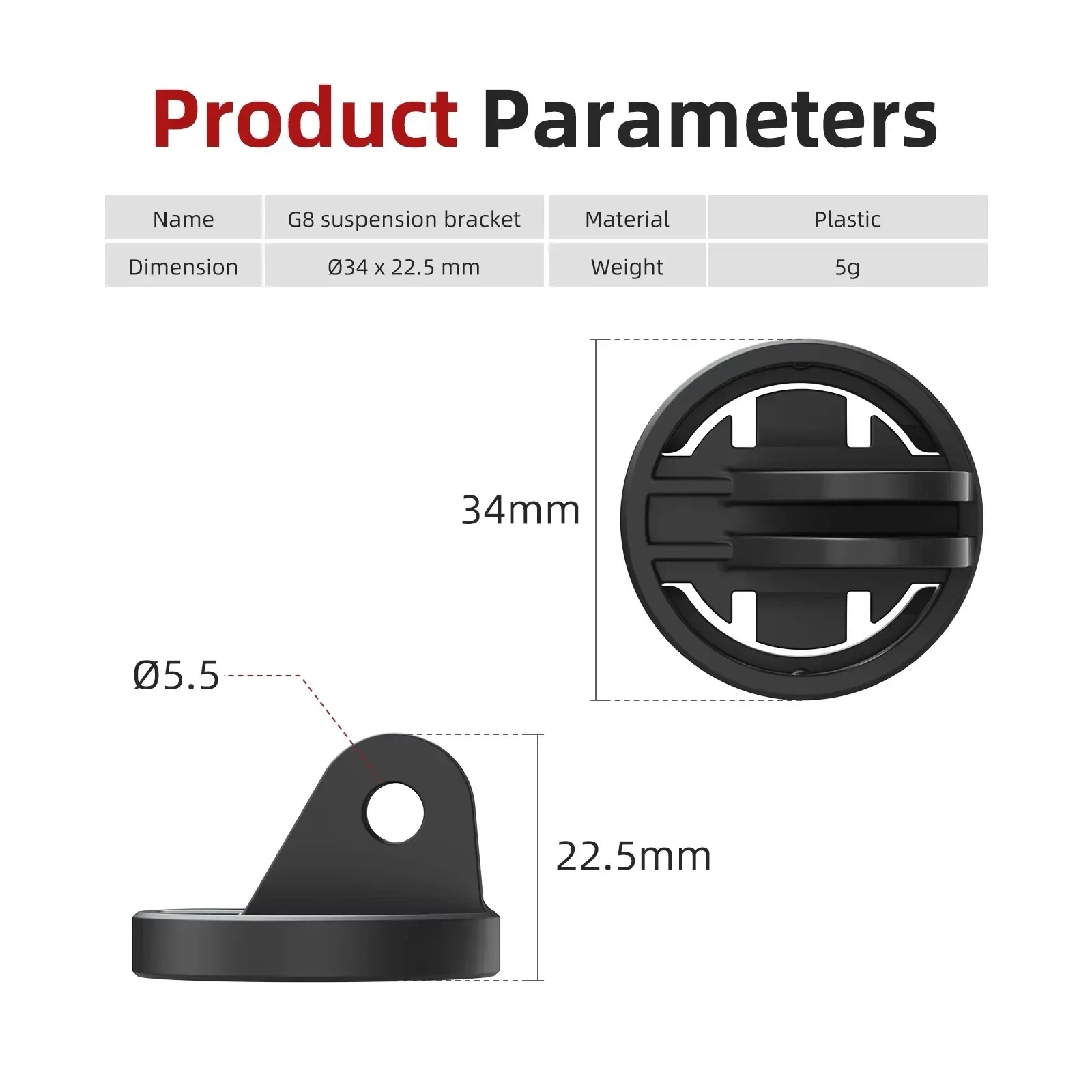 Gopro bicycle bike computer holder mount 3