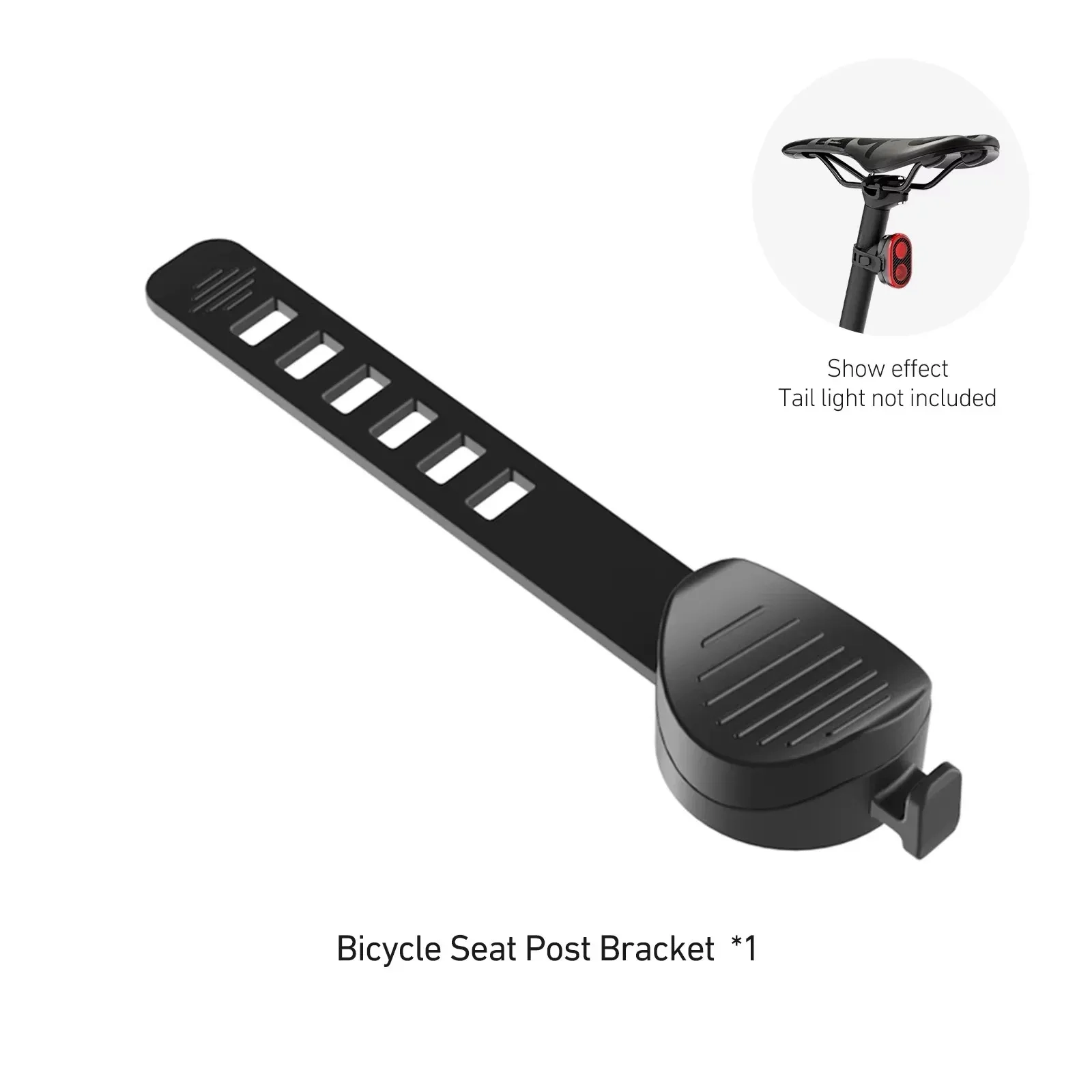 Ant-slip tail light mount featured for garmin 2