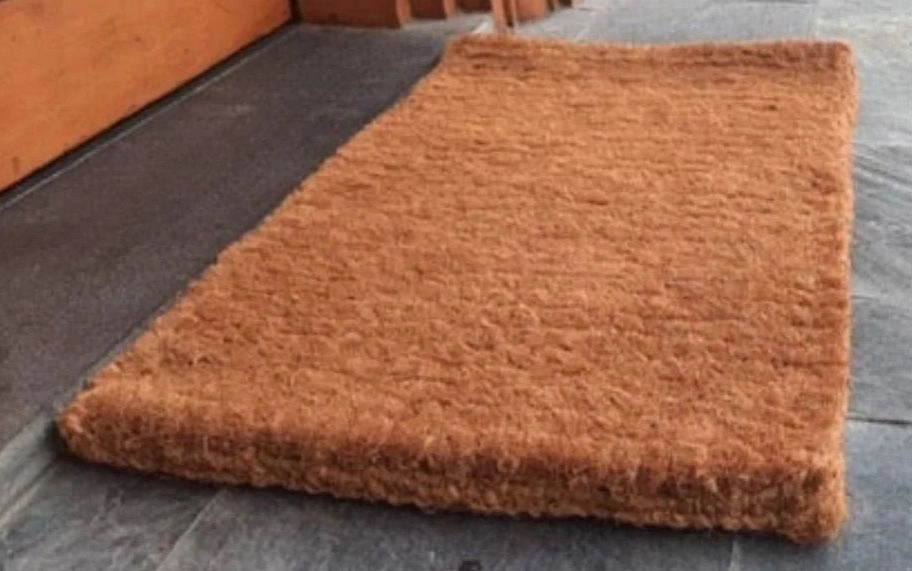 Handloom Made Coir Door Mat Indian- Thick & Plain 3