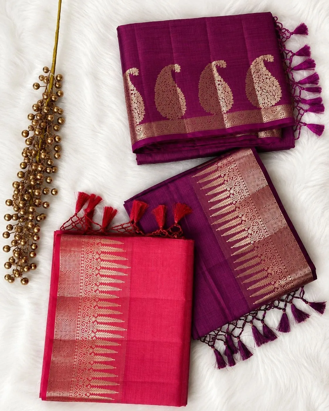 SOFT LINEN SAREE 3
