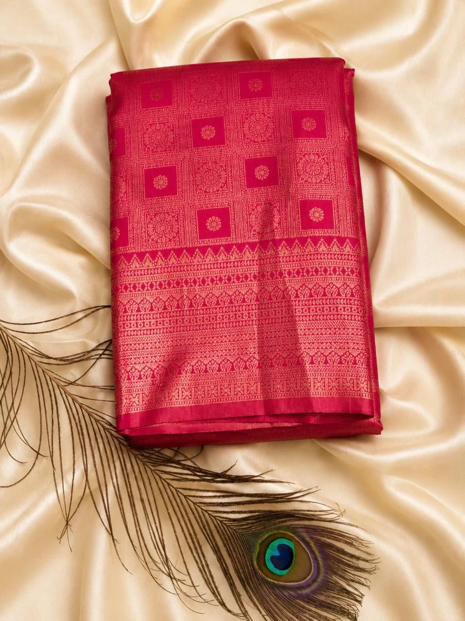 Semi Kanchi Silk Saree 2