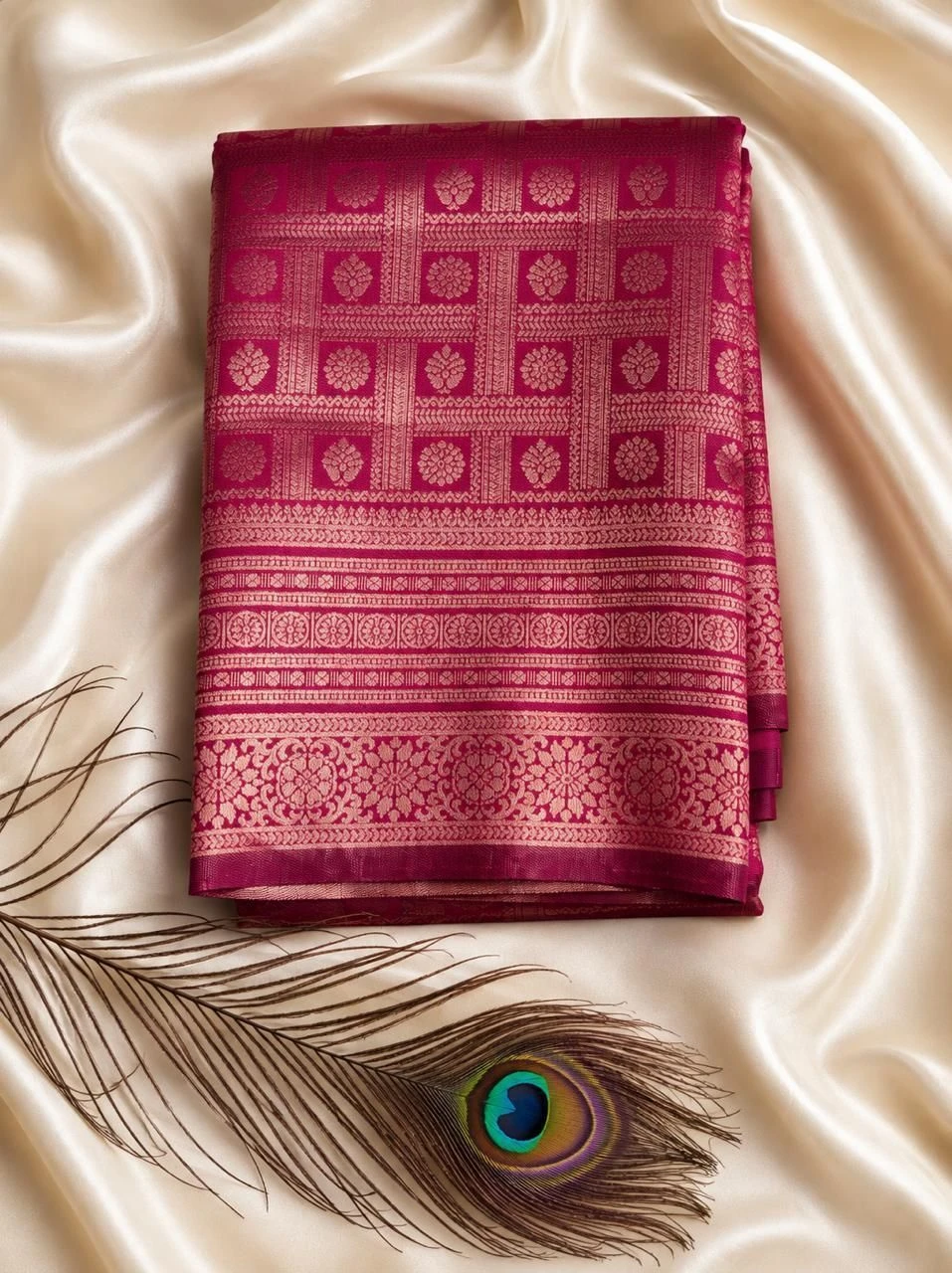 Semi Kanchi Silk Saree 1