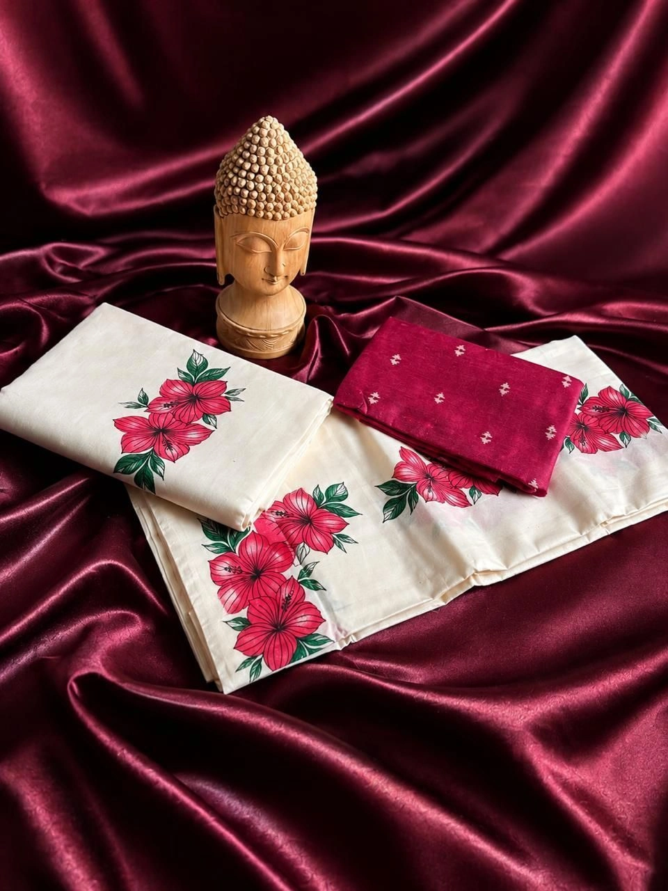 Floral Set Mundu 1