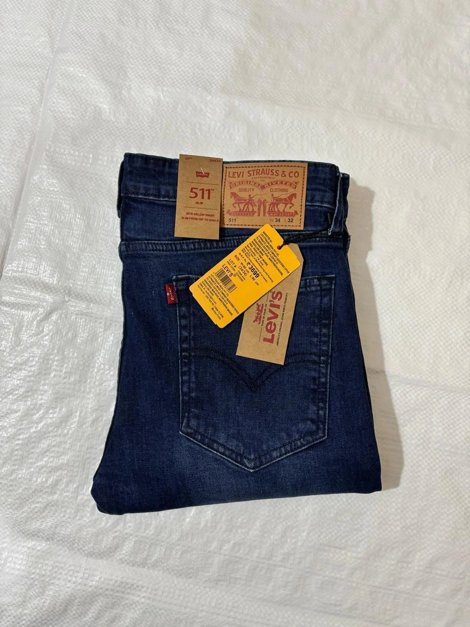 LEVI'S DENIM JEANS 511 WITH BRAND BILL AJ7819GAFH 13