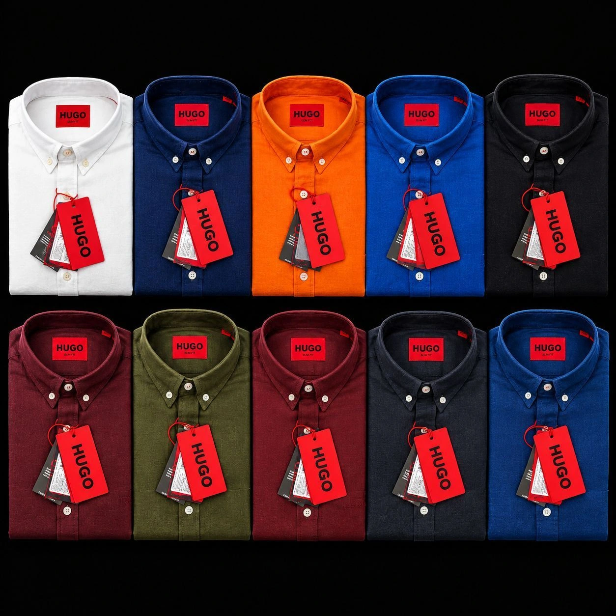 HUGO BOSS SHIRTS BT357GES WITH BRAND BILL 1