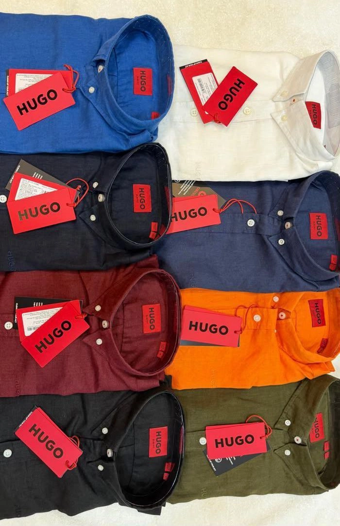 HUGO BOSS SHIRTS BT357GES WITH BRAND BILL 5