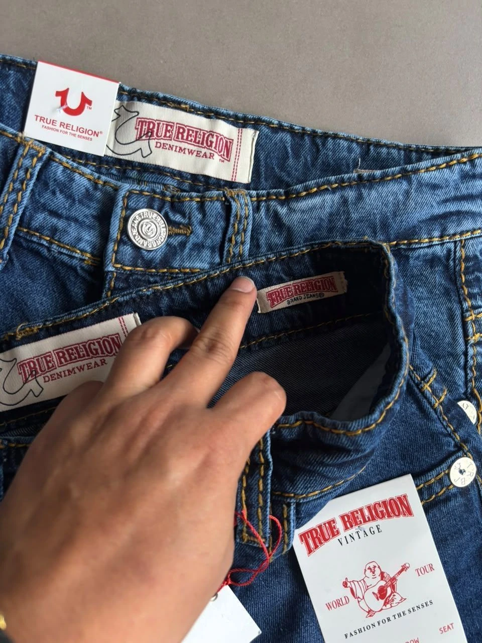 TRUE RELIGION JEANS SI568FEDV WITH BRAND BILL 15