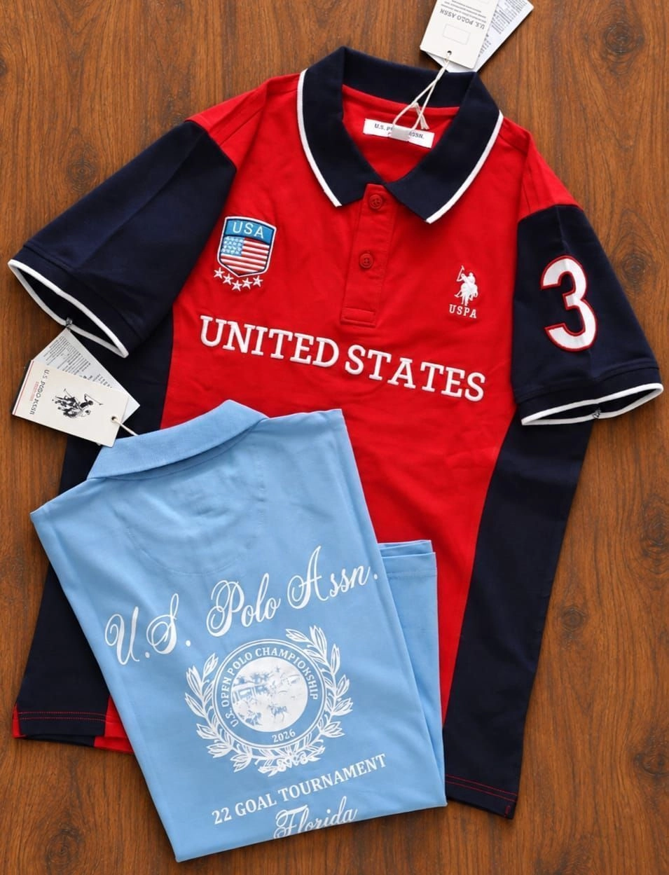USPA POLO TSHIRT WITH BRAND BILL 10