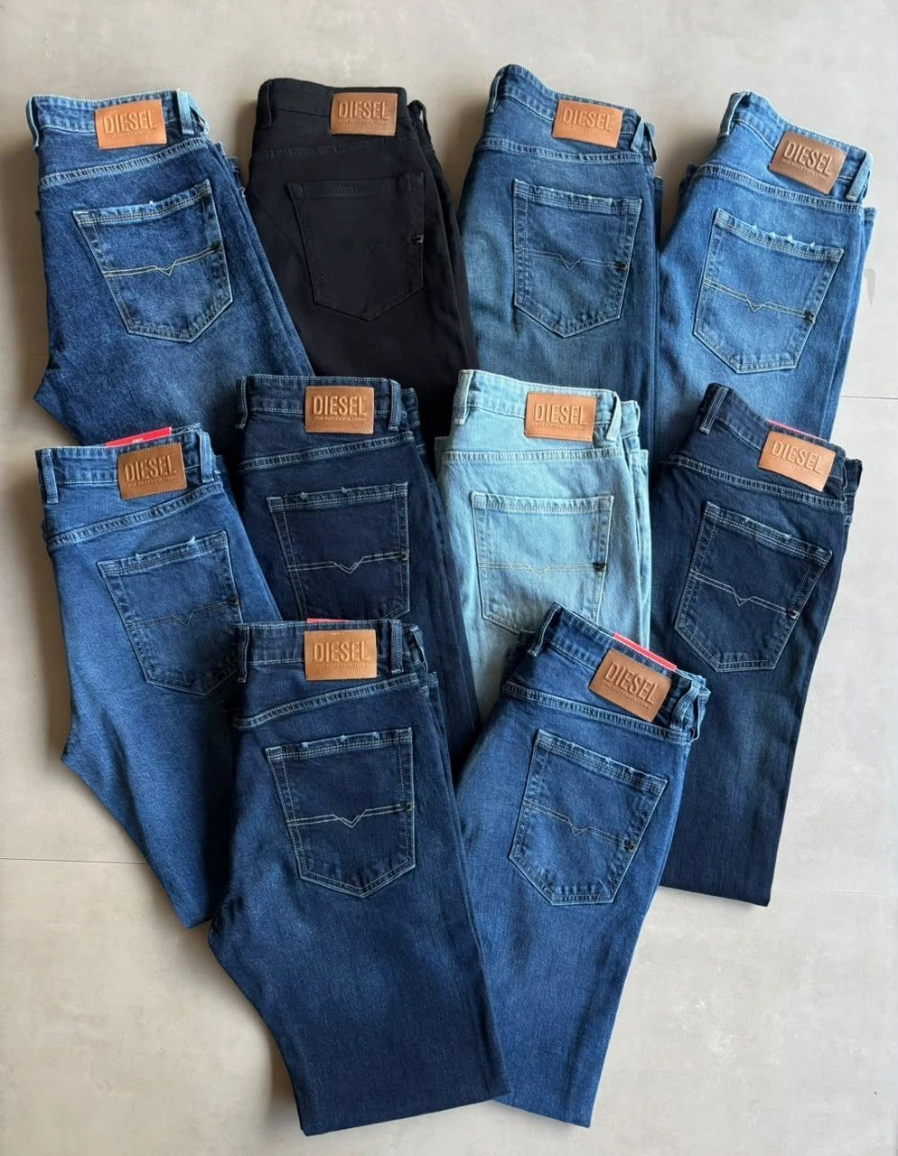 DIESEL DENIM JEANS BOOTCUT WITH BRAND BILL 2