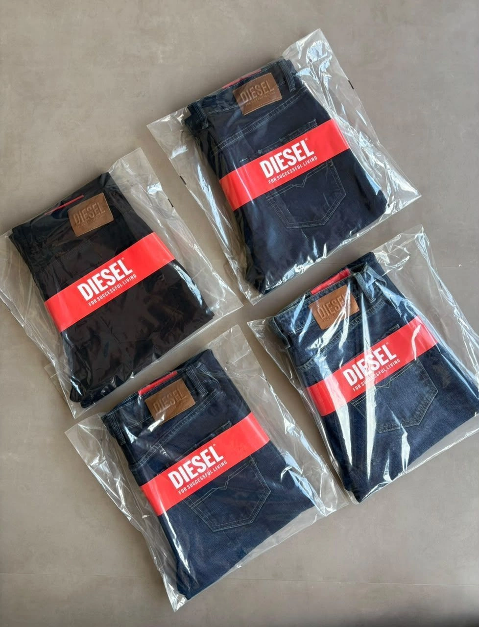 DIESEL DENIM JEANS BOOTCUT WITH BRAND BILL 7