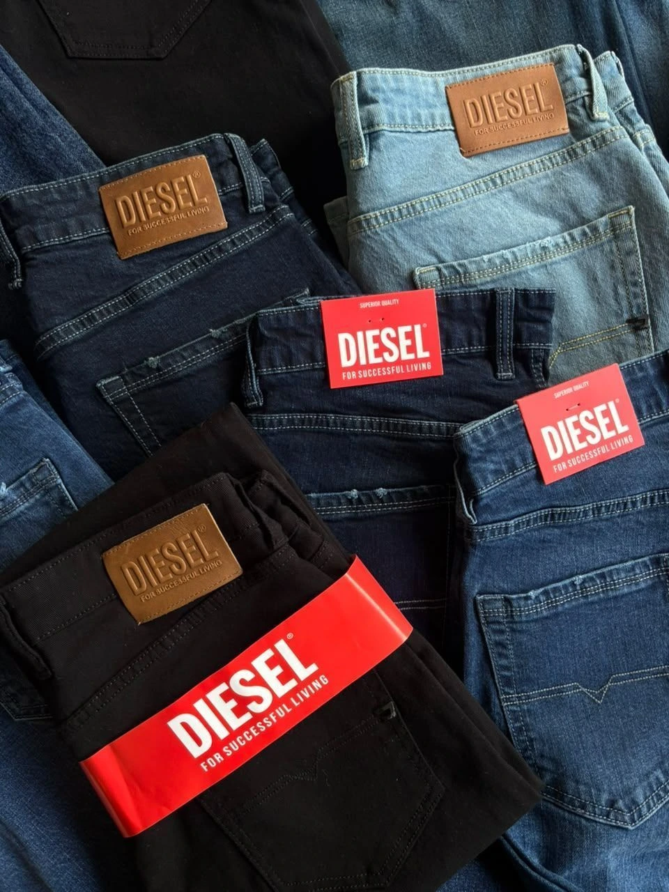 DIESEL DENIM JEANS BOOTCUT WITH BRAND BILL 11