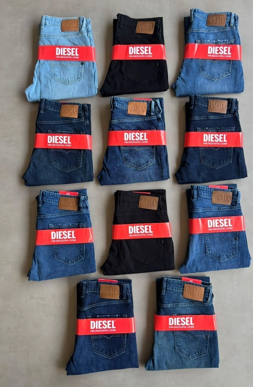 DIESEL DENIM JEANS BOOTCUT WITH BRAND BILL 13