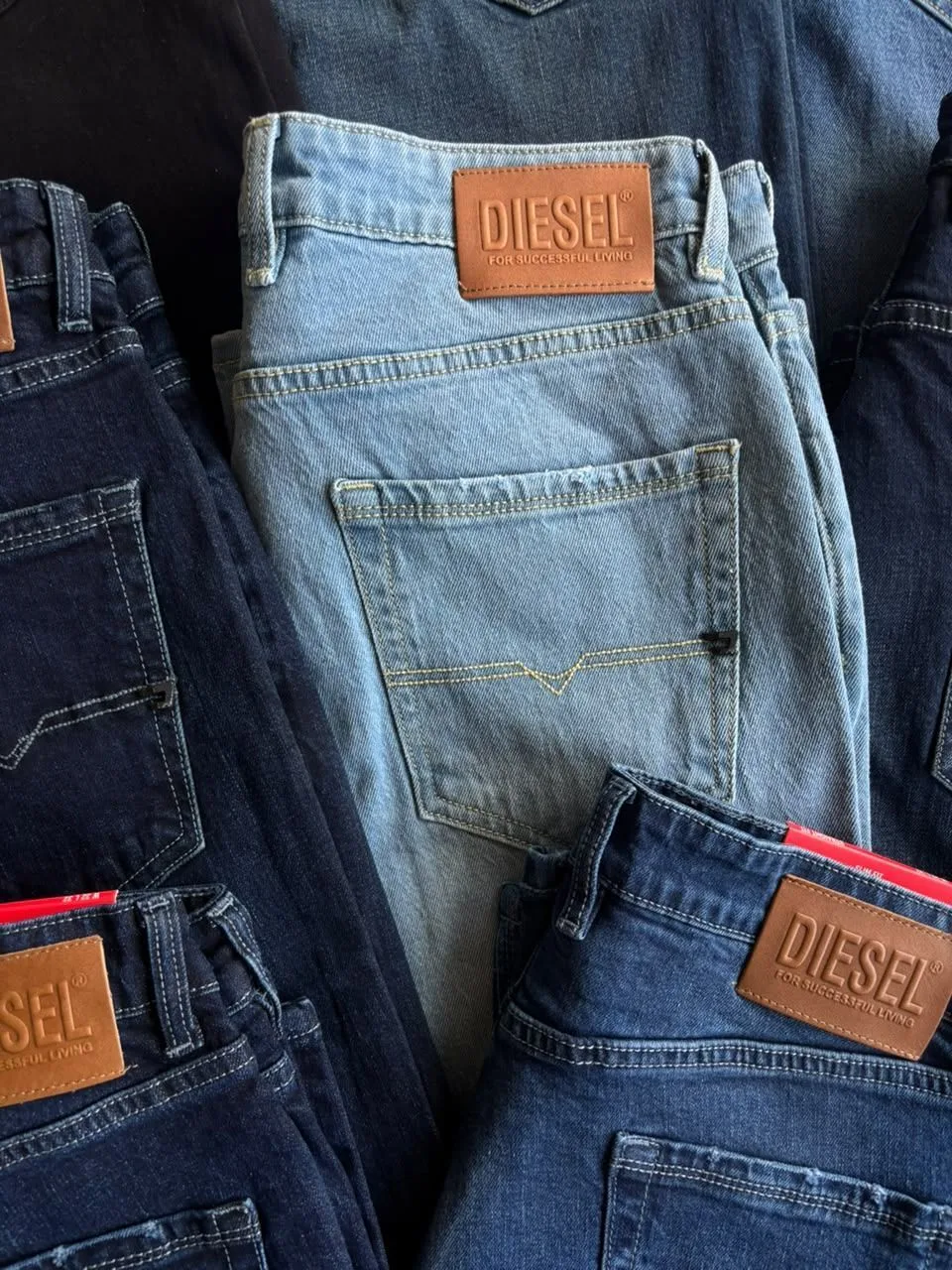 DIESEL DENIM JEANS BOOTCUT WITH BRAND BILL 14