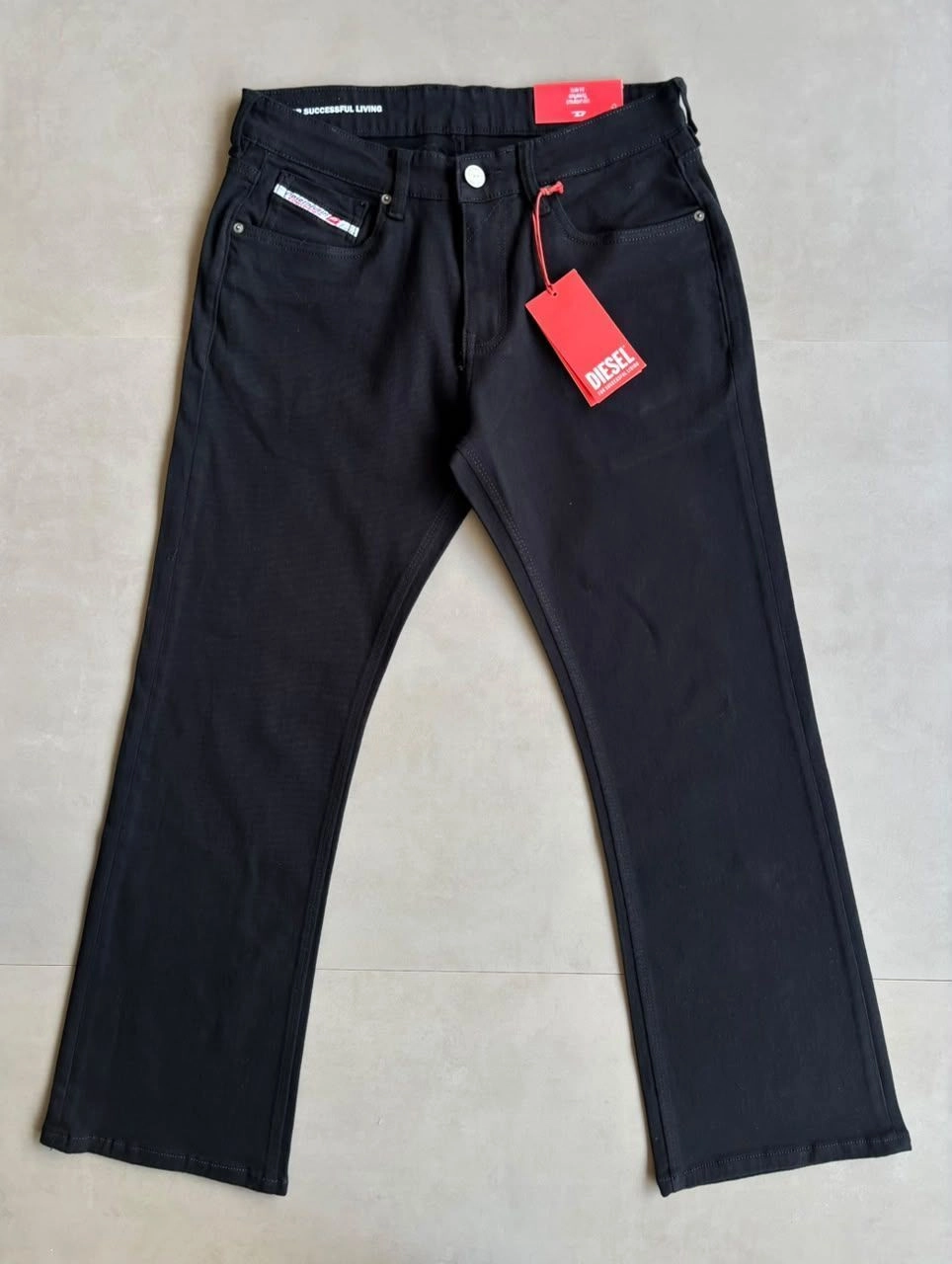 DIESEL DENIM JEANS BOOTCUT WITH BRAND BILL 15