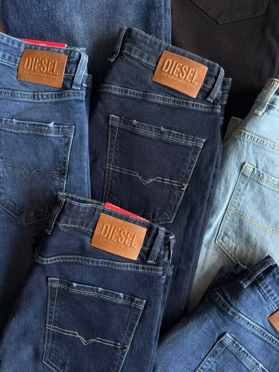 DIESEL DENIM JEANS BOOTCUT WITH BRAND BILL 19